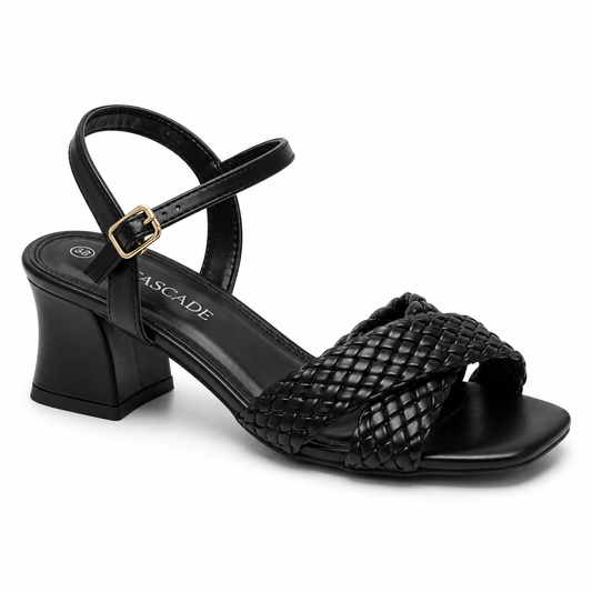 Women’s  Braided Block Heel Sandals