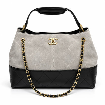 Chanel Suede Calfskin and Shiny