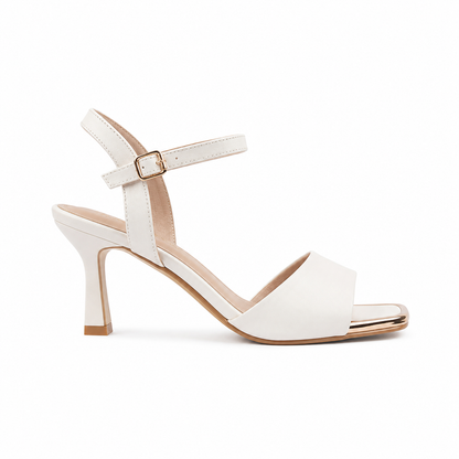 Elegant  Square Toe Heeled Sandals