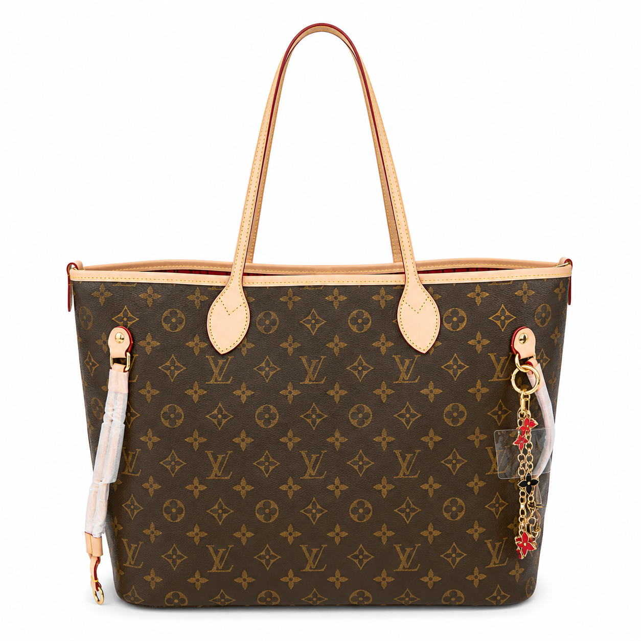 L.V Neverfull Bandoulière Inside