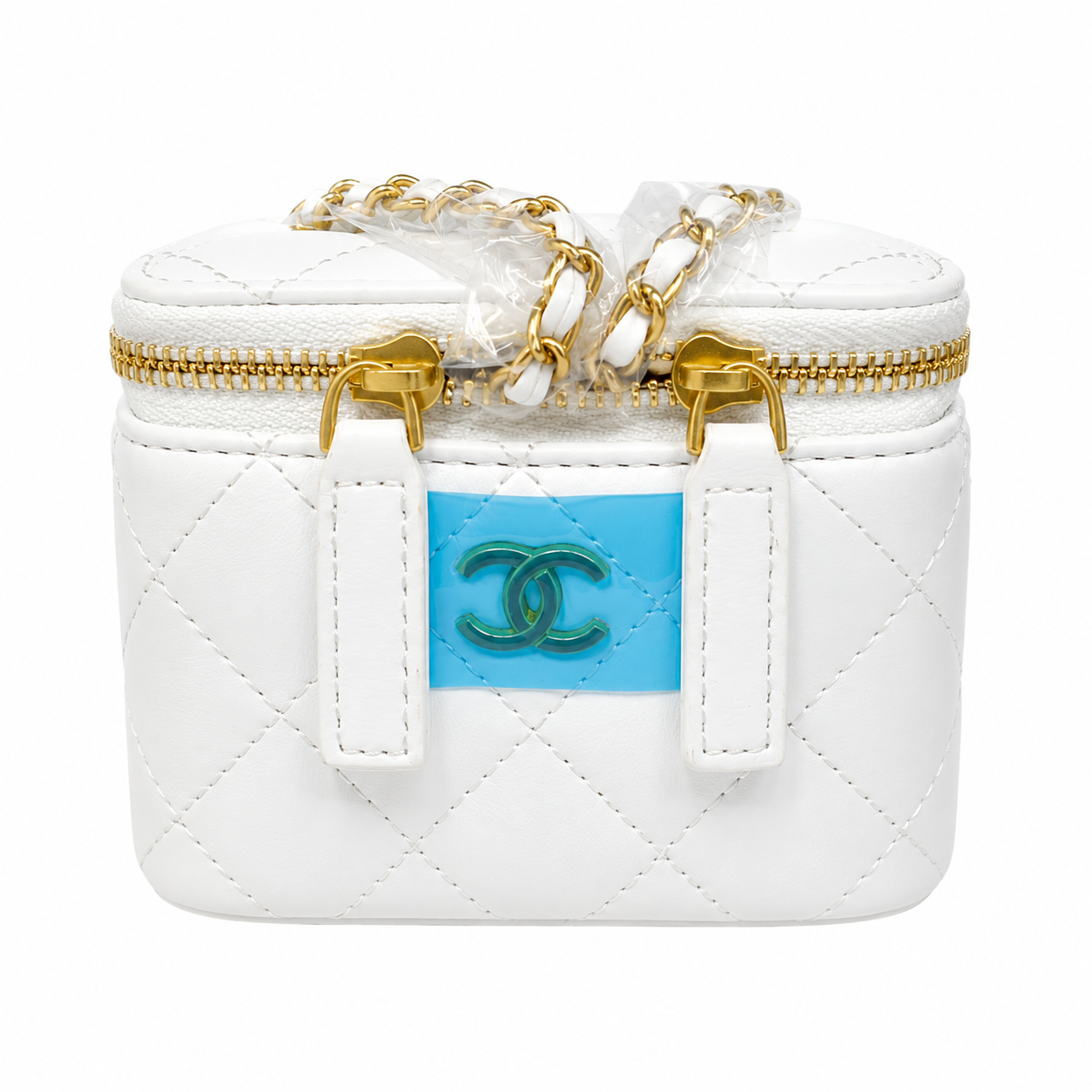 Chanel Pearl Crush Vanity Bag Brown in Lambskin