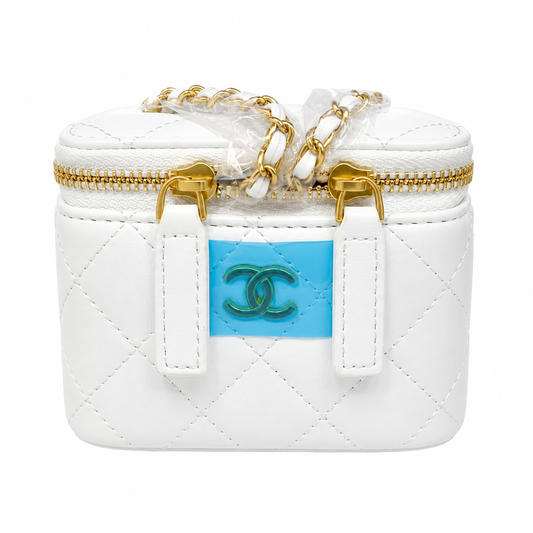 Chanel Pearl Crush Vanity Bag Brown in Lambskin