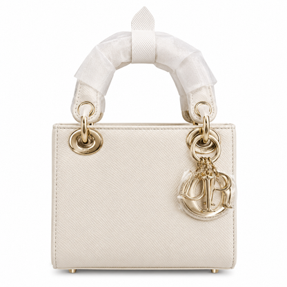 Christian Dior  Black Strass Cannage Satin