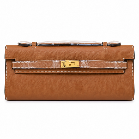 Kelly Cut Clutch Swift Craie