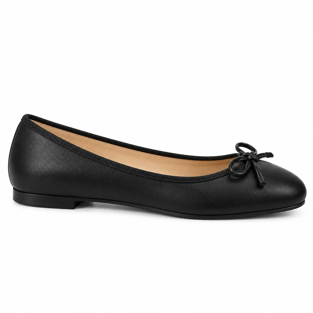 Women’s  Ballet Flats with Elegant Bow Detail