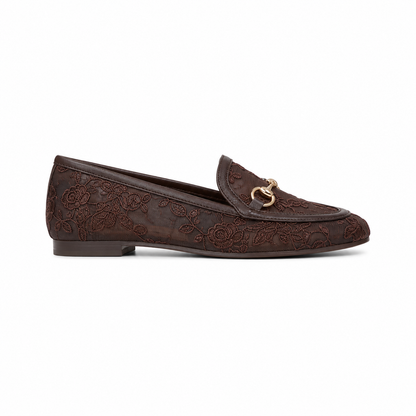 Elegant Paisley Horsebit Loafers