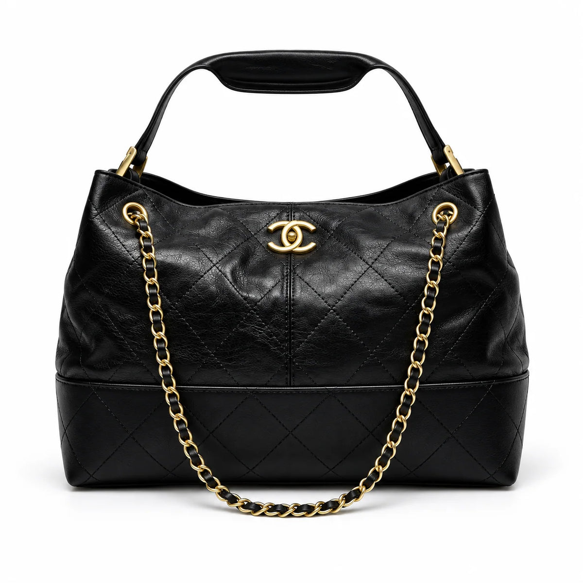 Chanel Suede Calfskin and Shiny