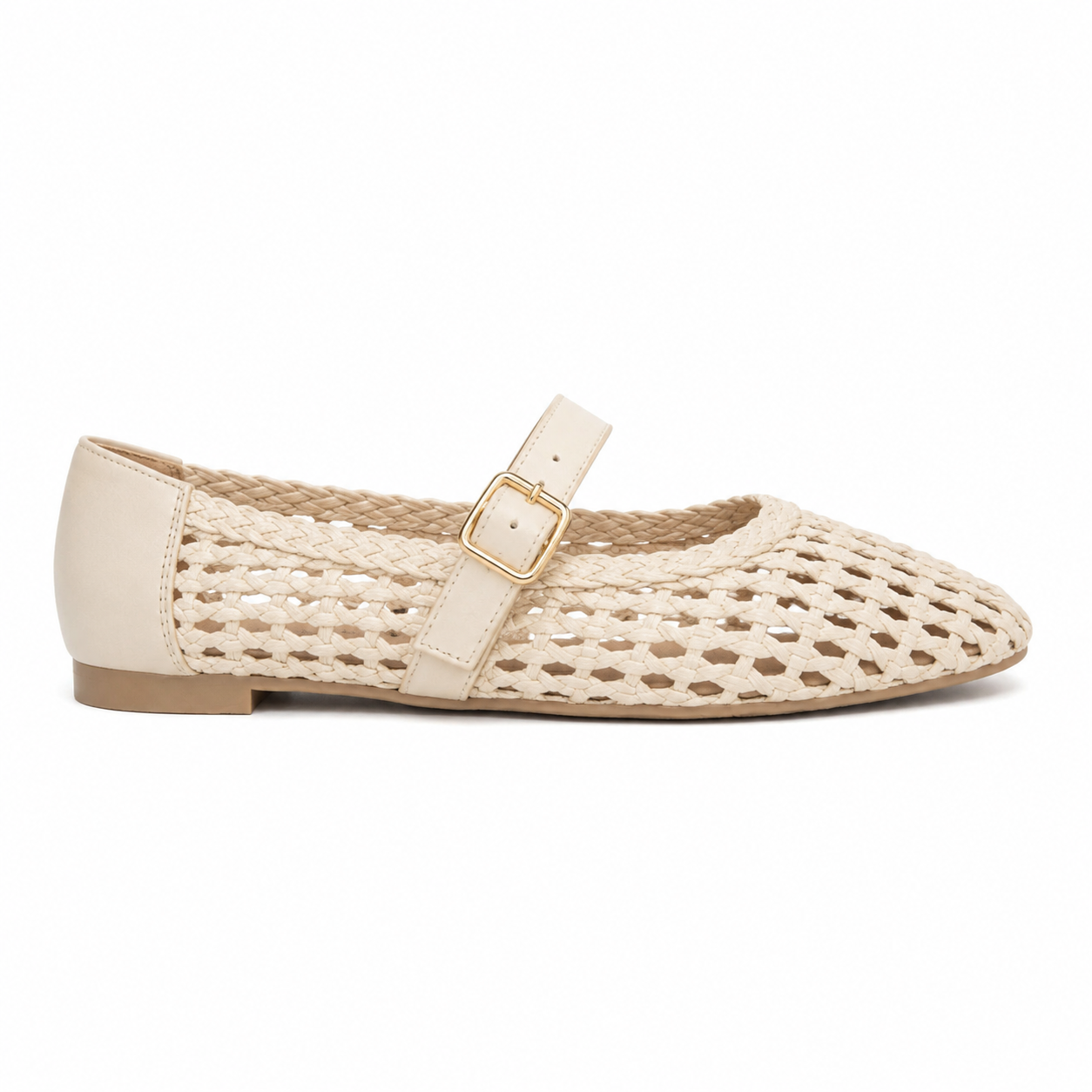 Elegant Woven Mary Jane Flats
