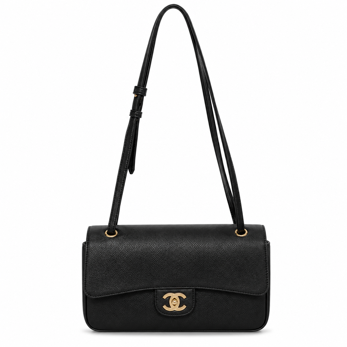 Grained Calfskin Small Souplissimo