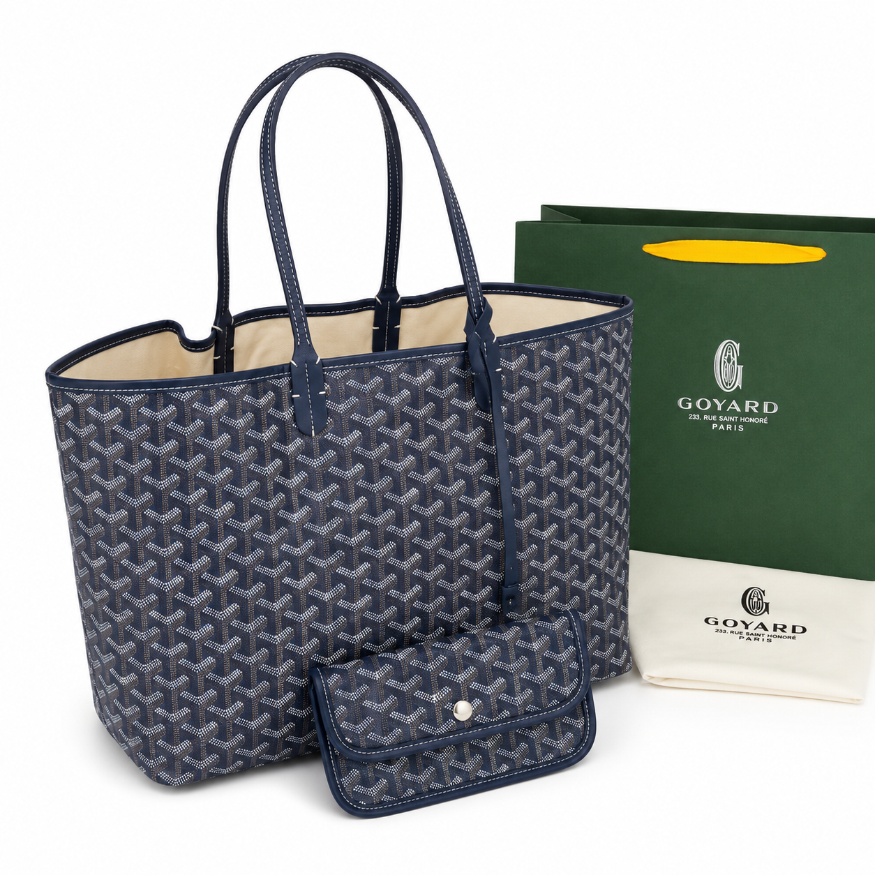 Goyard  Coated Canvas St. Louis GM Tote Bag