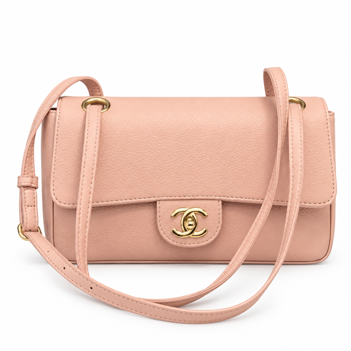 Grained Calfskin Small Souplissimo