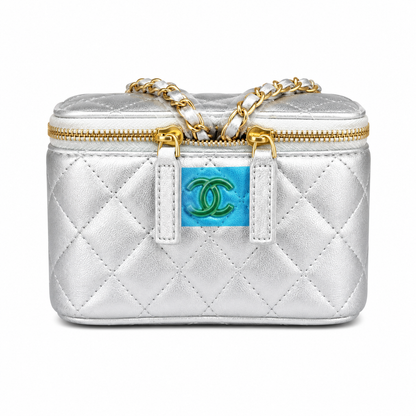 Chanel Pearl Crush Vanity Bag Brown in Lambskin