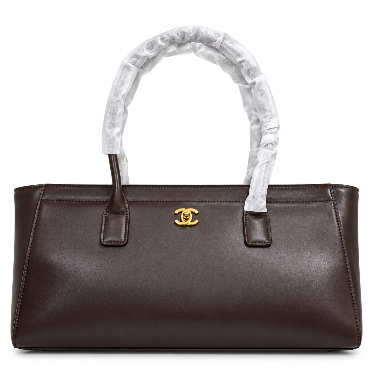 CHANEL LARGE BLACK SHOPPING TOTE BAG