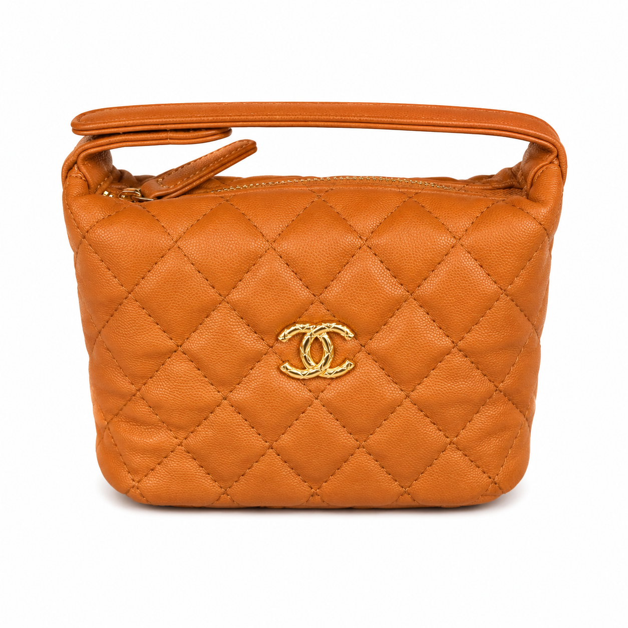 Chanel Caviar Classic Hobo With Chain Burgundy