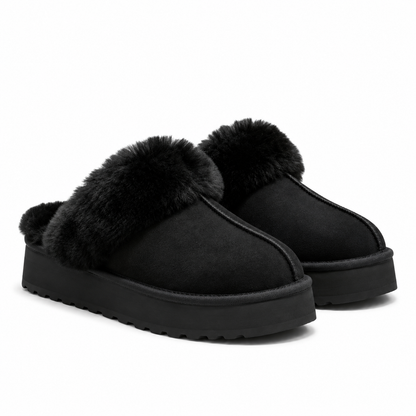 Ugg Faux Fur Platform Mules