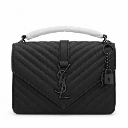 YSL Envelope Chain Bag Quilted Leather