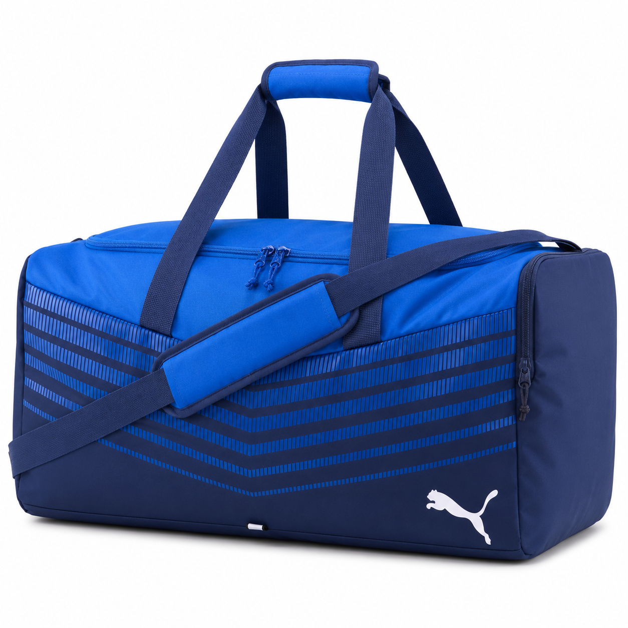 PUMA Large Sports Duffel Bag – Blue Gym & Travel Bag