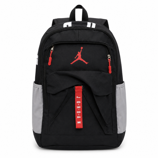 Jordan Backpack – Black & Grey School, Laptop & Everyday Backpack