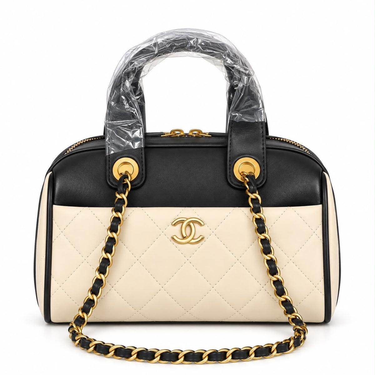 Chanel Lambskin Quilted Resin CC