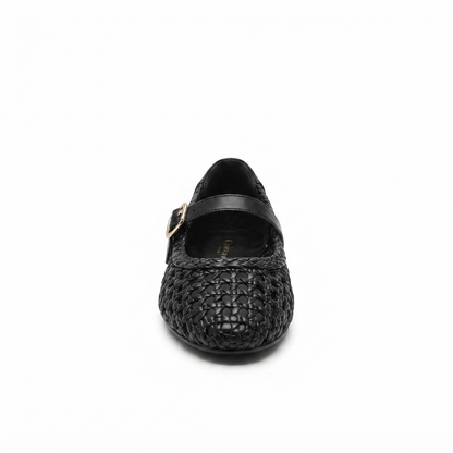 Elegant Woven Mary Jane Flats