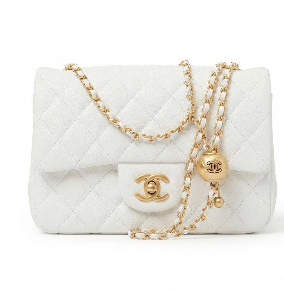 Chanel Small Classic Handbag Grained