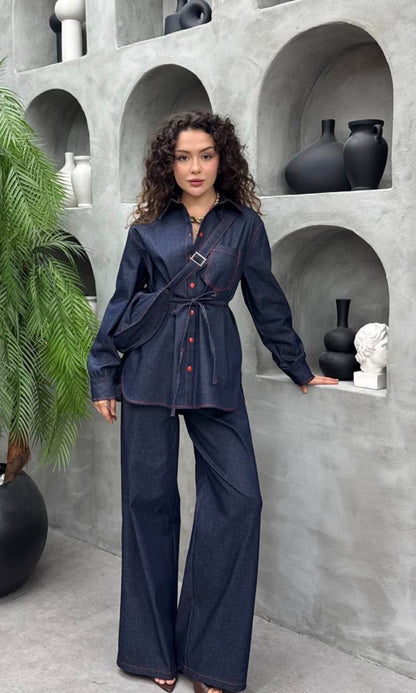 Denim Elegance Set ✨