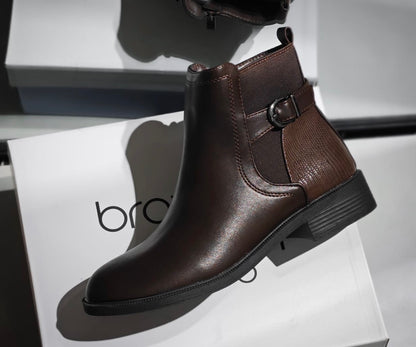 Dark Brown Ankle Boots