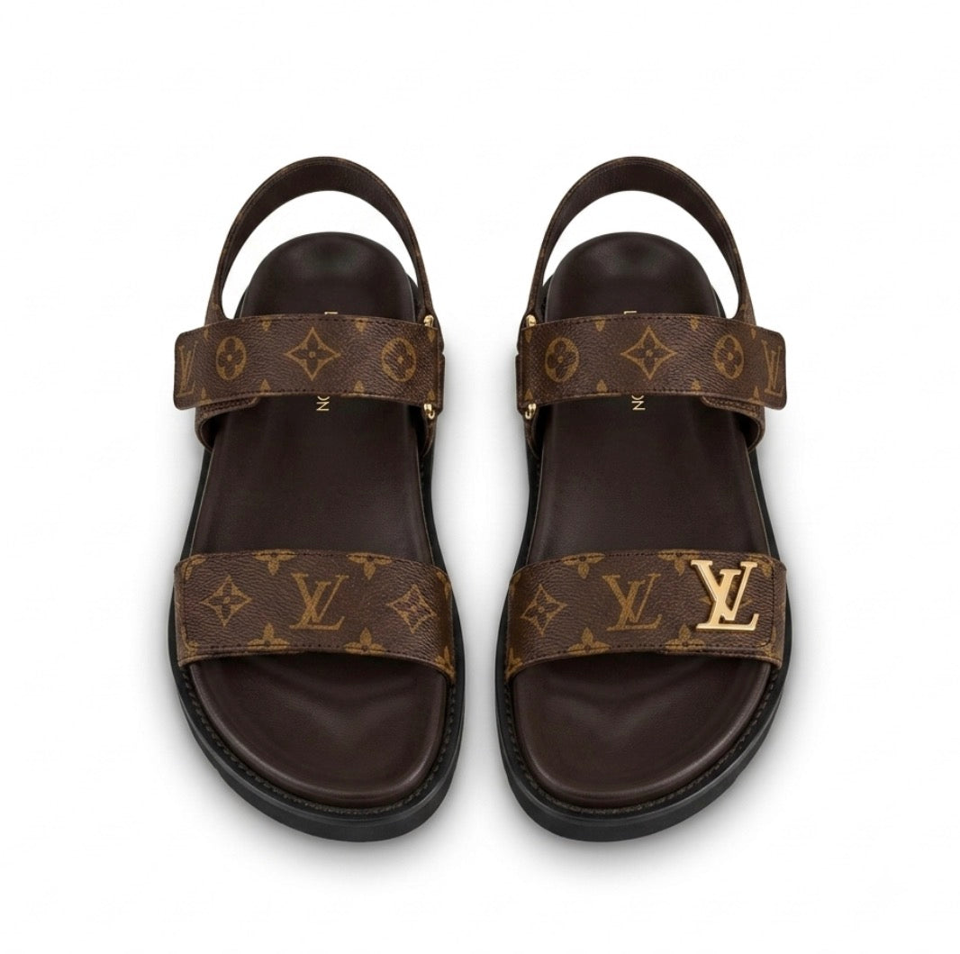 LV Sunset Flat Comfort Sandal