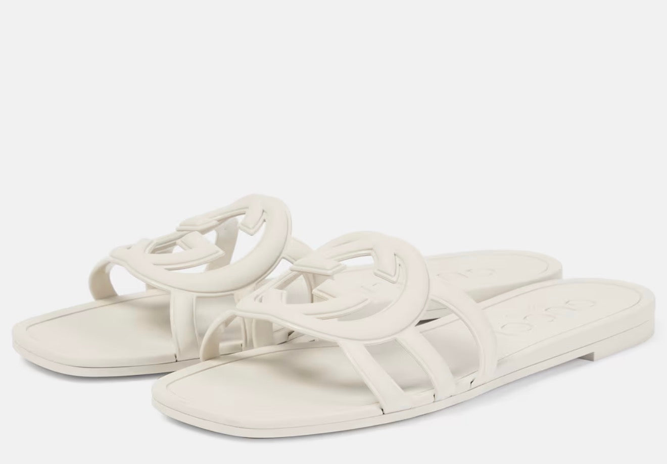 Gucci Rubber Interlocking G Womens Slide
