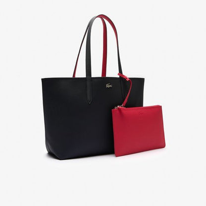 Lacoste Double-Face Tote Bag with Pouch