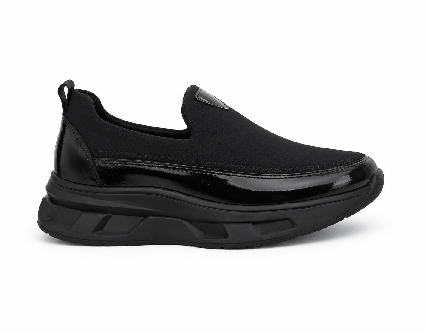 Modern Edge Black Sneakers