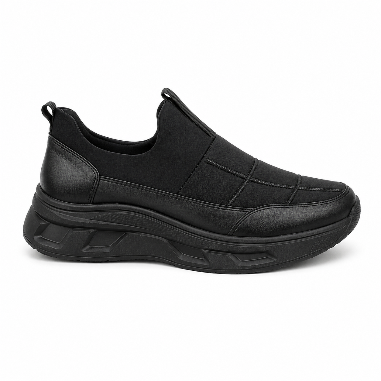 Modern Edge Black Sneakers