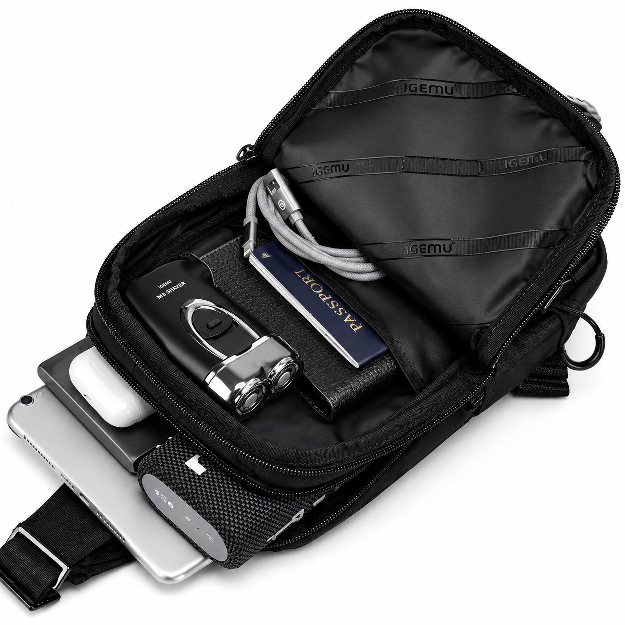 Tigernu Grey Crossbody Sling Bag –