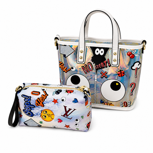 YSL Art Cartoon Handbag Set ✨👜