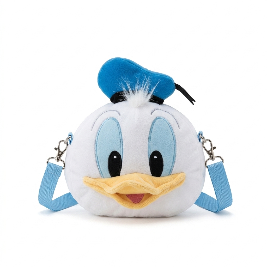 Cute Duck Cartoon Plush Crossbody Bag 🐥💙