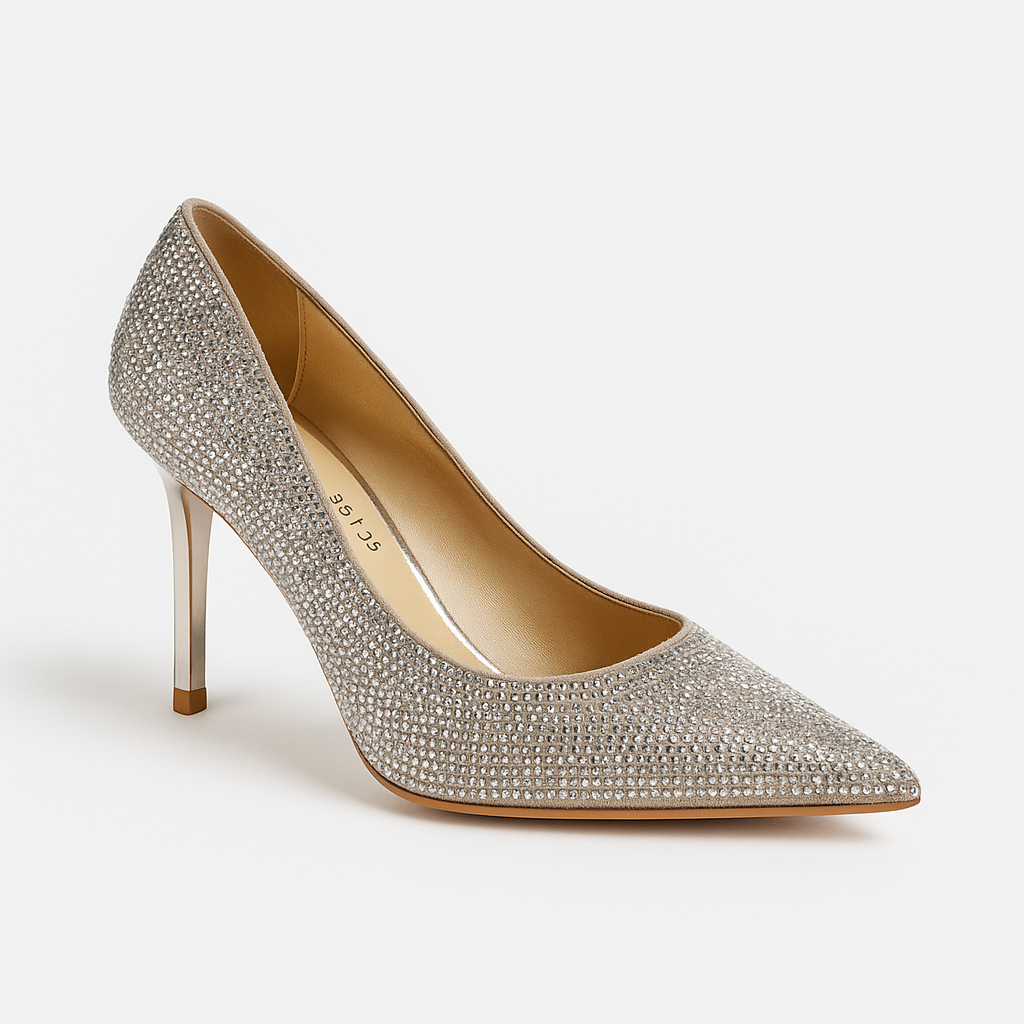 Crystal-Embellished Pointed