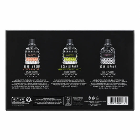 Valentino born in roma men Set ( 30 ml x 3 )