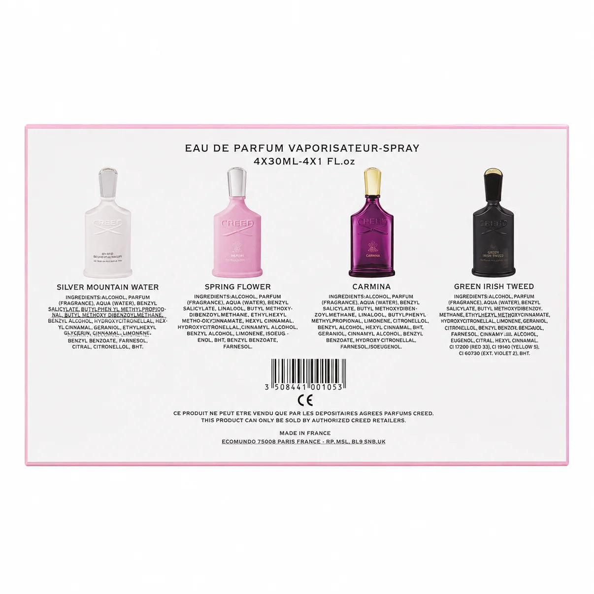 Creed Women Set ( 30 ml x 4 )
