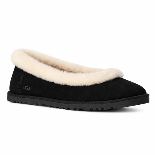 Zora Ballet Flat suede black