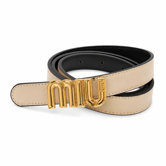 Miu Miu leather belt