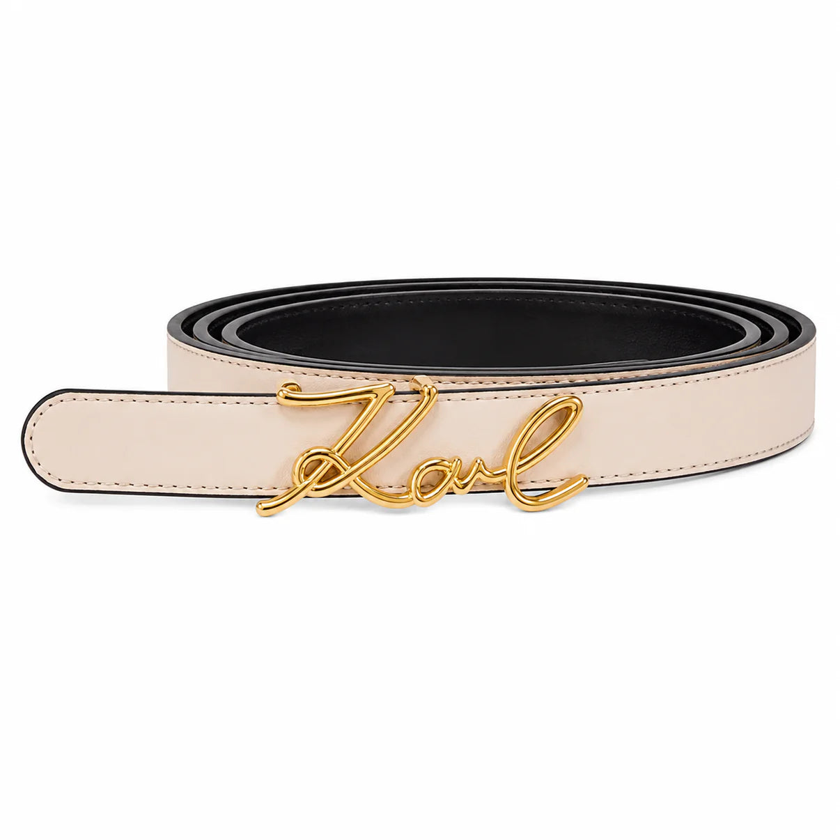 Karl Lagerfeld K/Signature leather belt