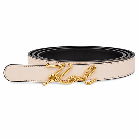 Karl Lagerfeld K/Signature leather belt
