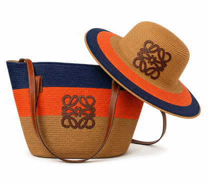 Alo basket bags and matching hats