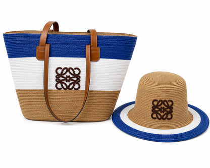 Alo basket bags and matching hats