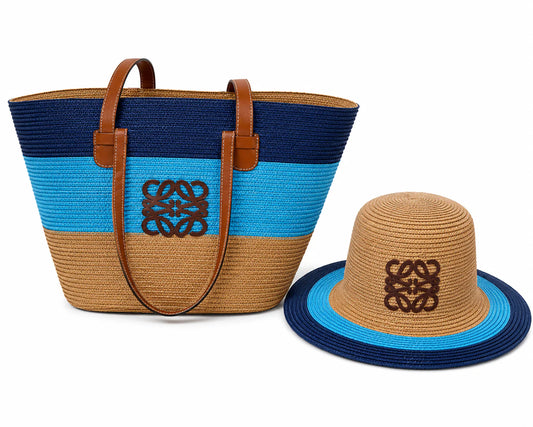 Alo basket bags and matching hats