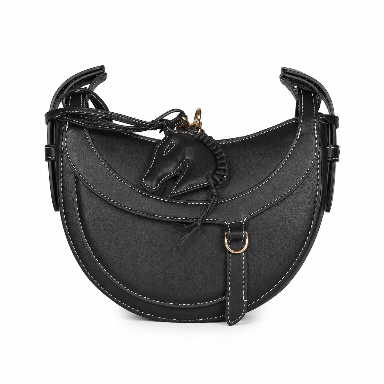 Polene Luxury Crescent Shoulder Bag
