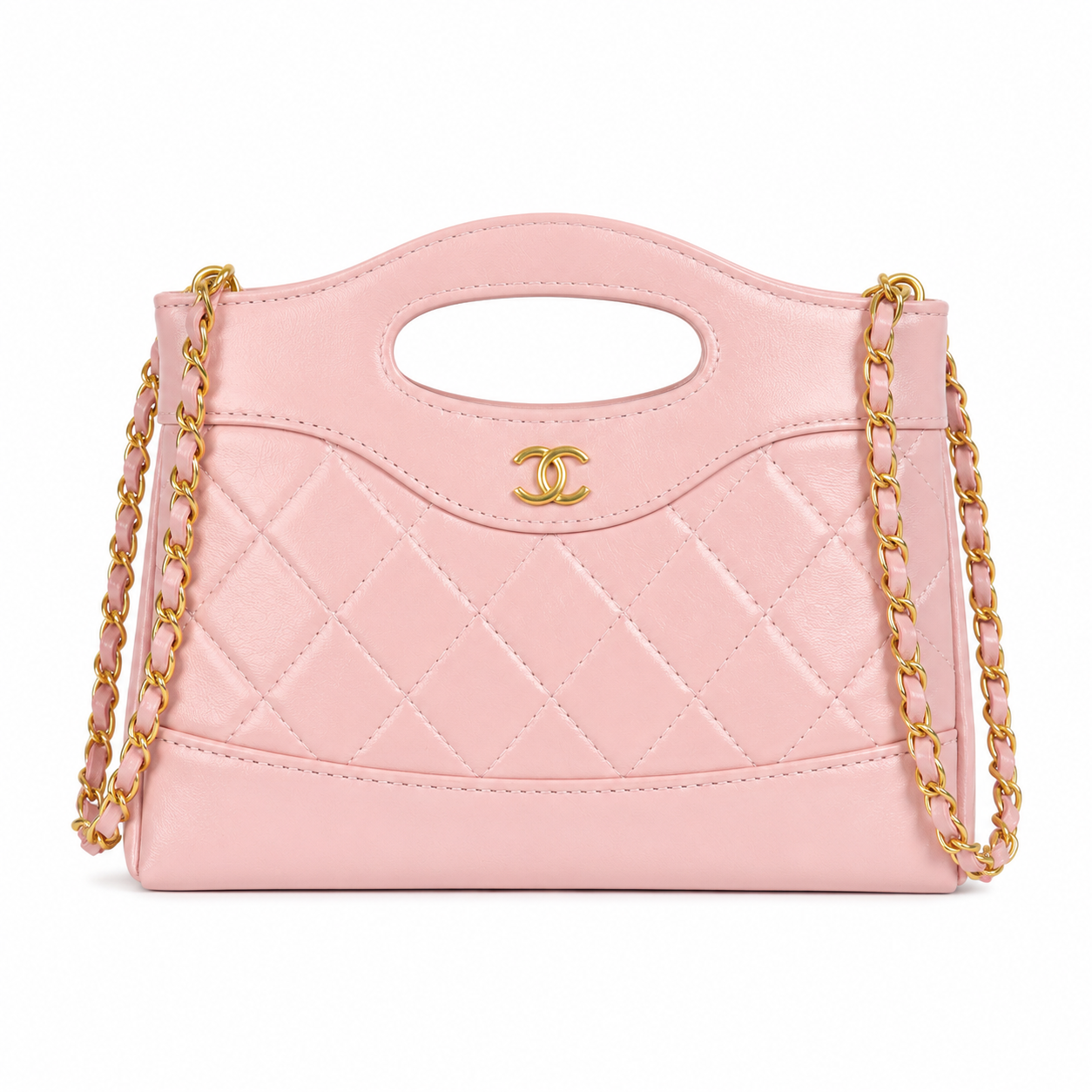 Chanel Shiny Crumpled Calfskin Quilted 31 Shopping