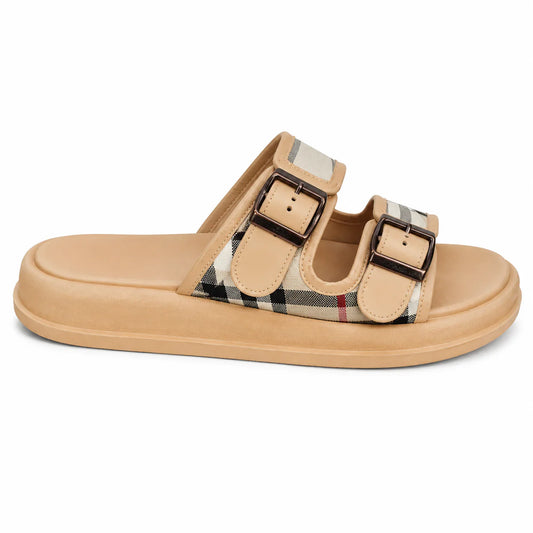 Burberry Check Suede Urchin sandals