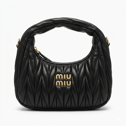 MIUMIU Wander matelassé small hobo bag