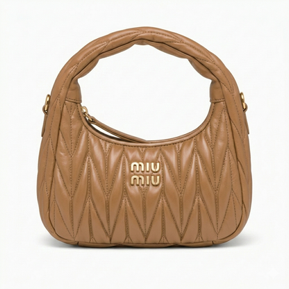 MIUMIU Wander matelassé small hobo bag